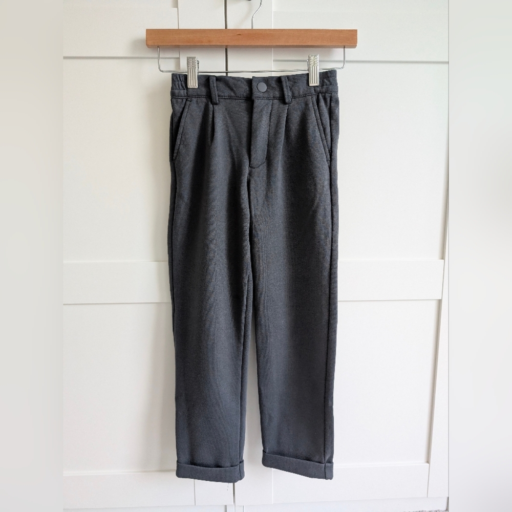 Zara Boys Charcoal Grey Dress Pants Size 8
